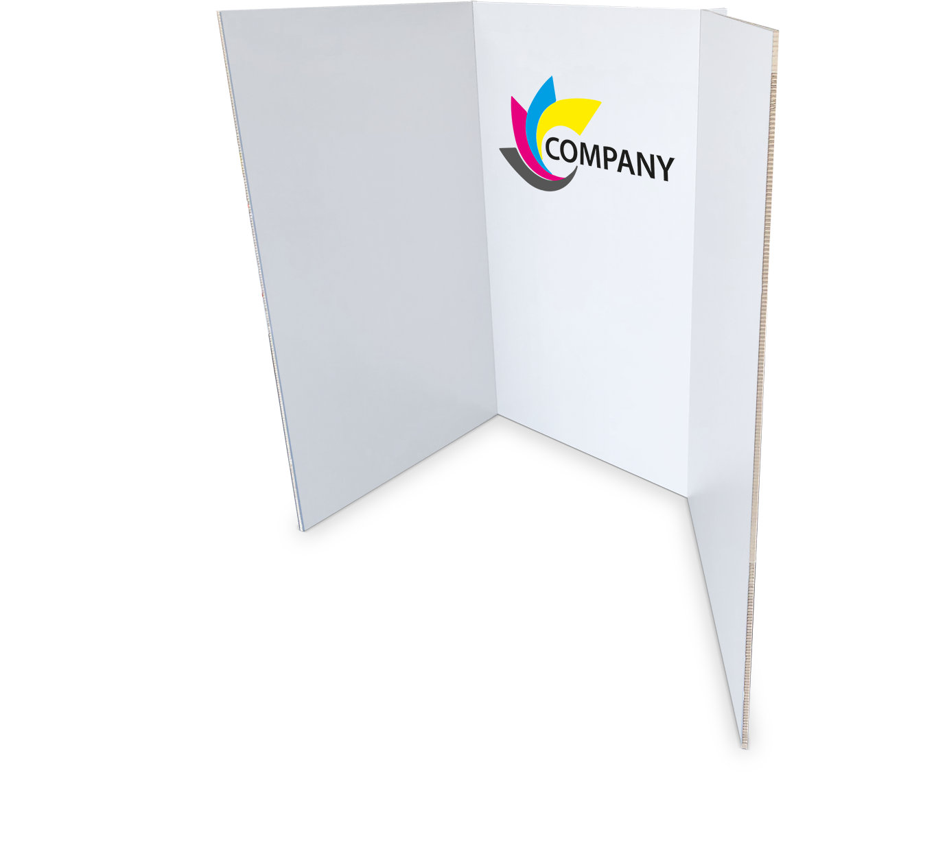 Büro Trennwand Basic - bedruckt