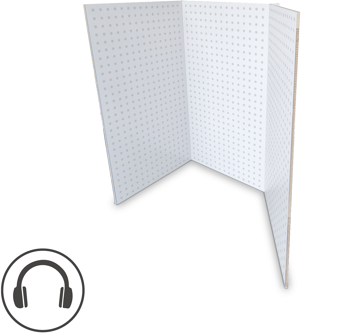 Büro Trennwand Silence - unbedruckt