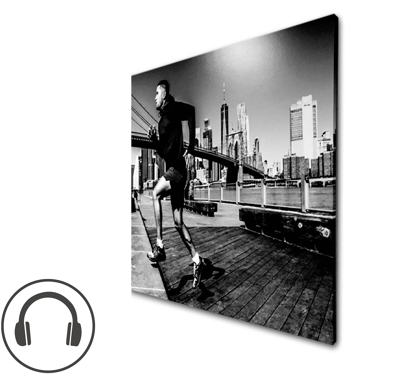 Wandbild Silence - bedruckt